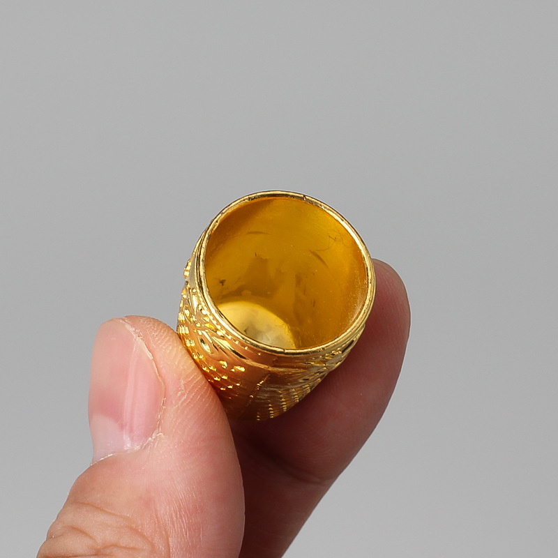 Thimble Ring Retro Finger Prot - Sewing Thimble Metal ulasan dan harga