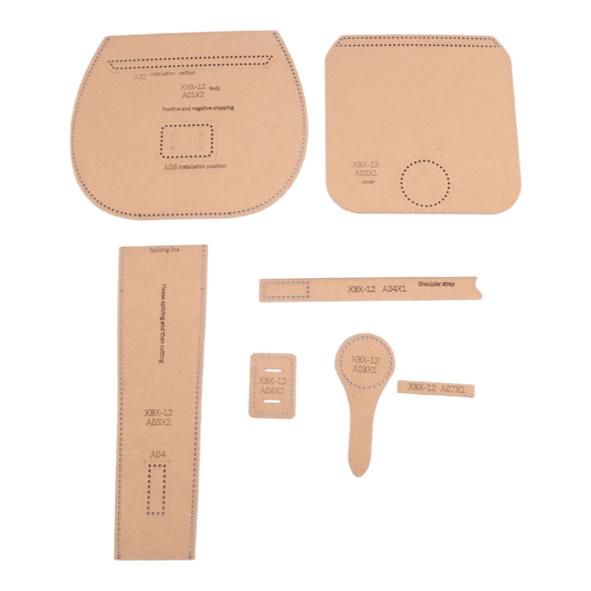 A06K DIY Leather Tool Kit Kraf - Sewing Kit ulasan dan harga