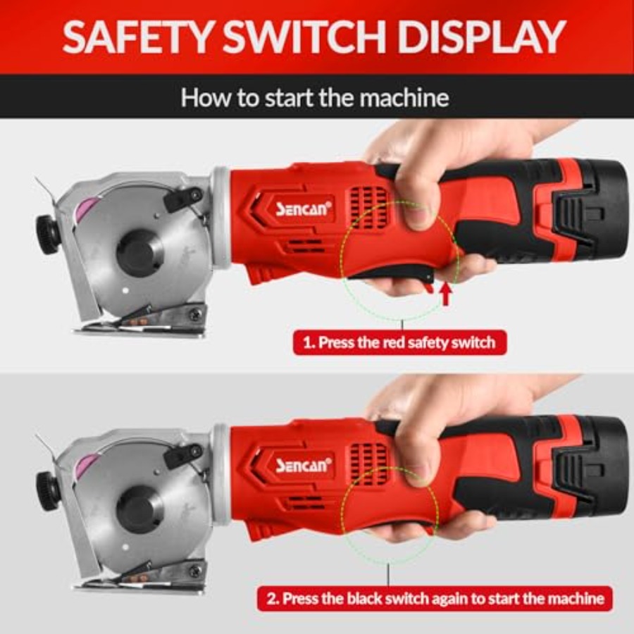 Cordless Rotary Fabric Cutter  - Rotary Cutter Fabric ulasan dan harga