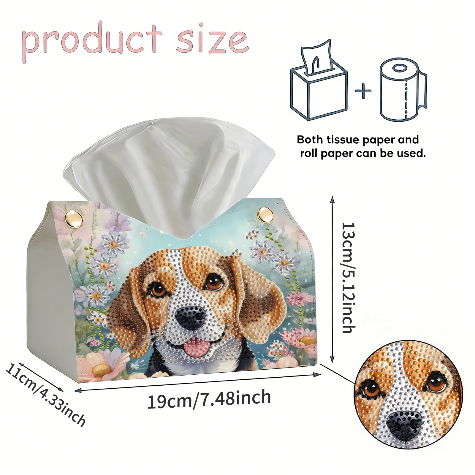 1-Piece set of Diamond Paintin - Pattern Tissue Paper ulasan dan harga