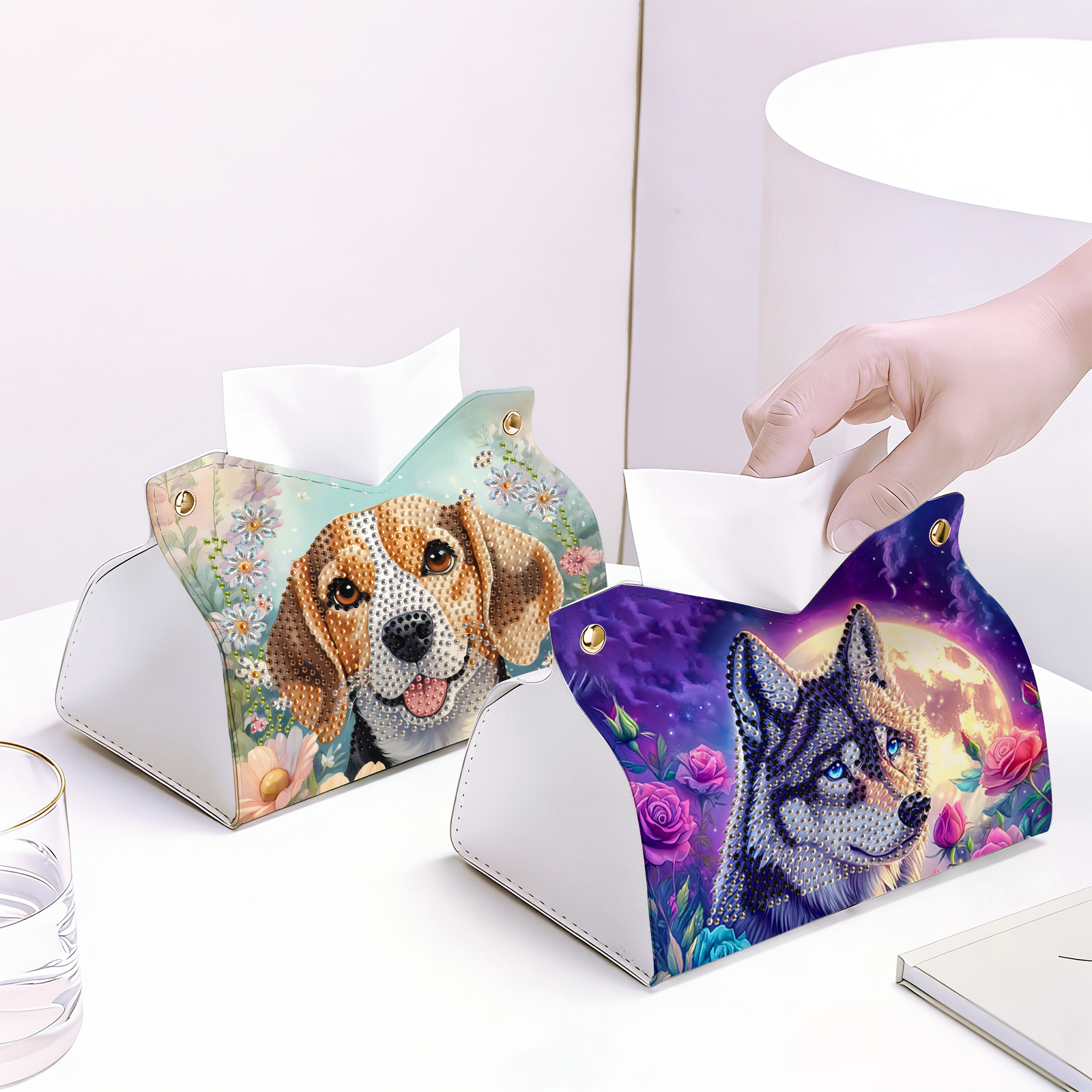 1-Piece set of Diamond Paintin - Pattern Tissue Paper ulasan dan harga