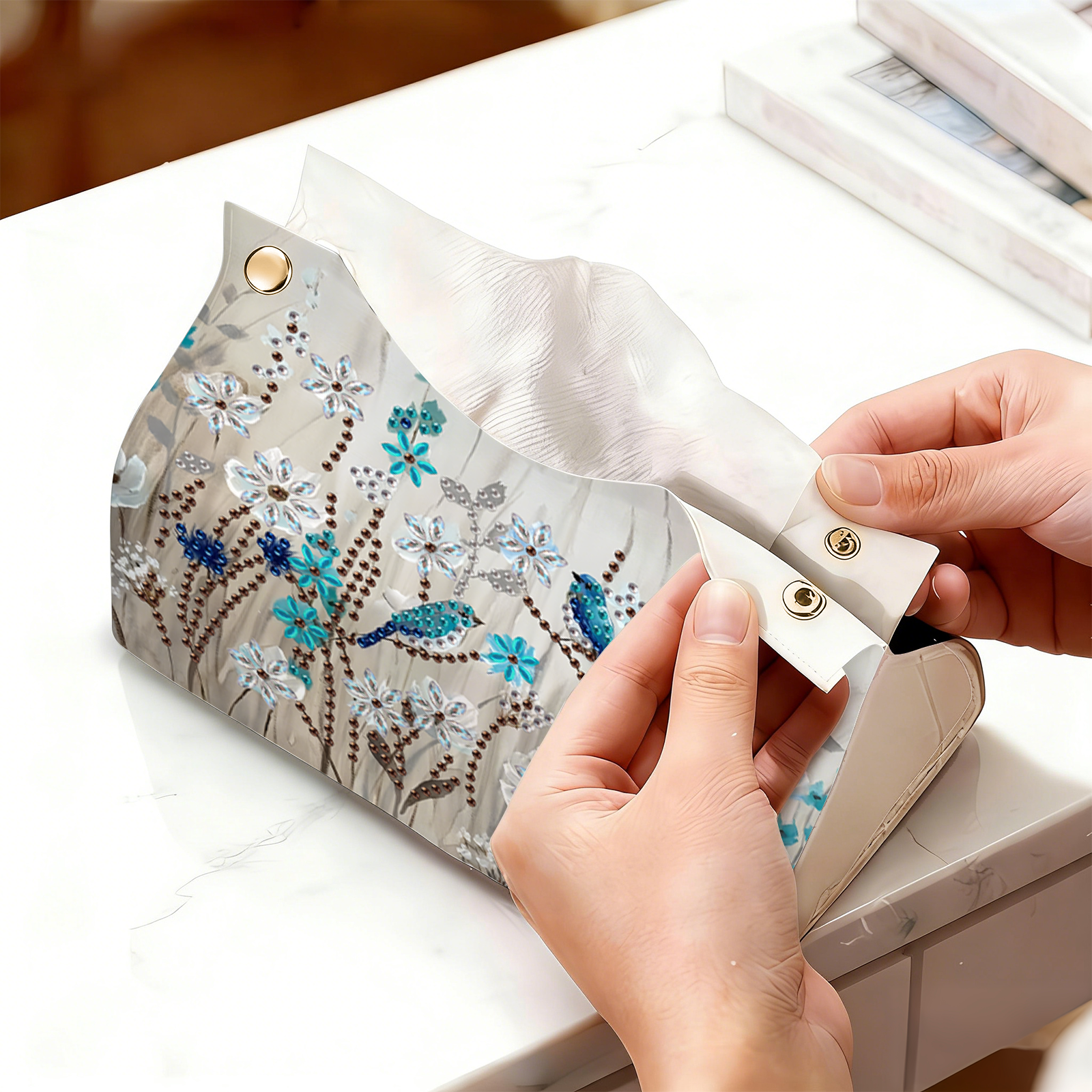 1 Piece Diamond Painting kit t - Pattern Tissue Paper ulasan dan harga