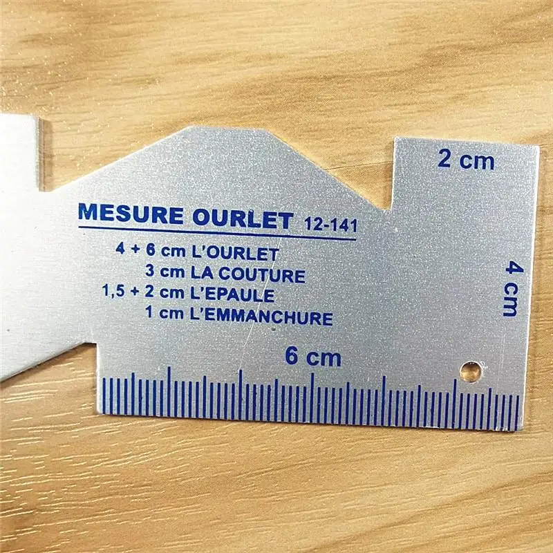 Fabric Marker Tailor Chalk and - Seam Gauge Metal ulasan dan harga