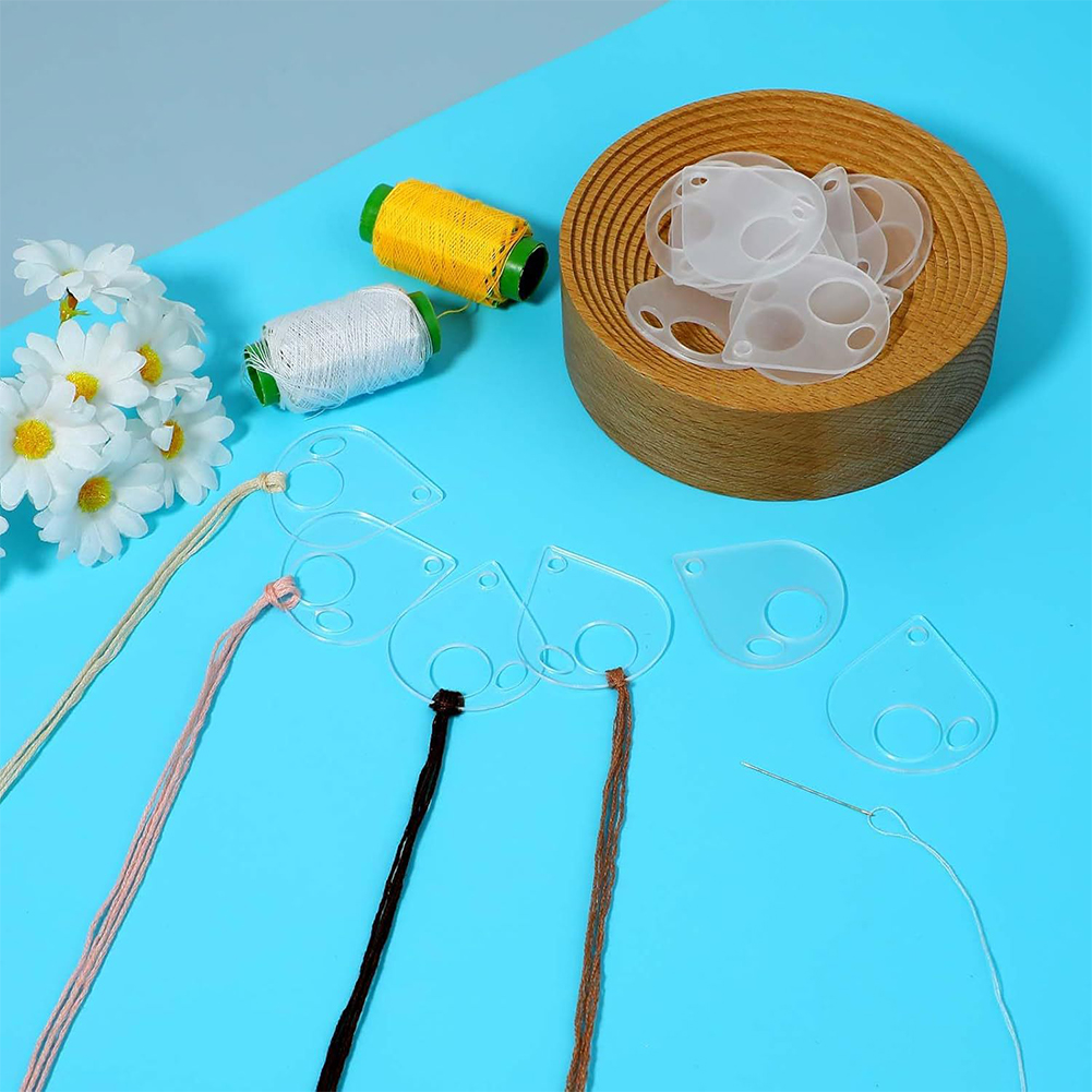 40Pcs Acrylic DIY Craft Embroi - Embroidery Floss Thread ulasan dan harga