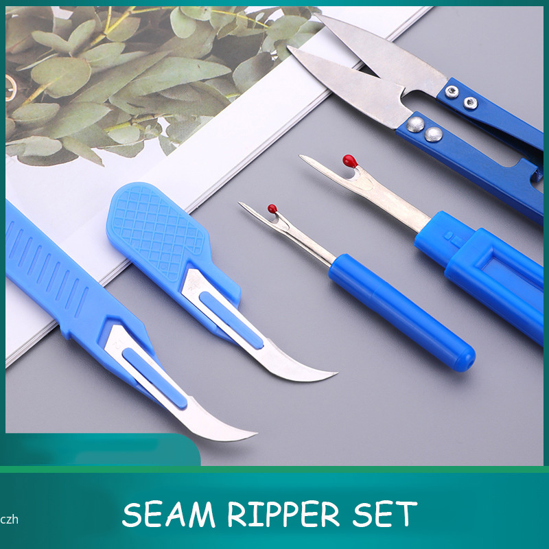 2026 new 5Pcs Blue Sewing Ripp - Sewing Kit ulasan dan harga