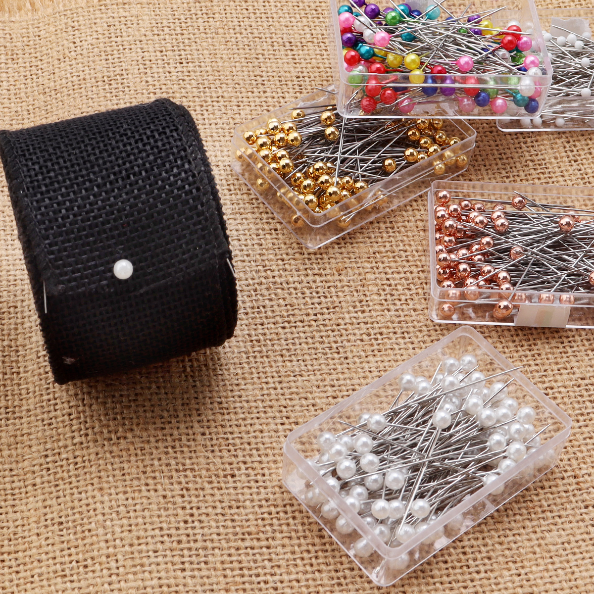 100Pcs Color Ball Head Pins St - Sewing Necessities ulasan dan harga
