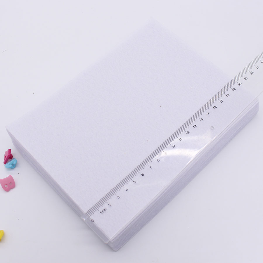 White 1mm felt Fabric colth fe - Textile Sewing Patterns ulasan dan harga
