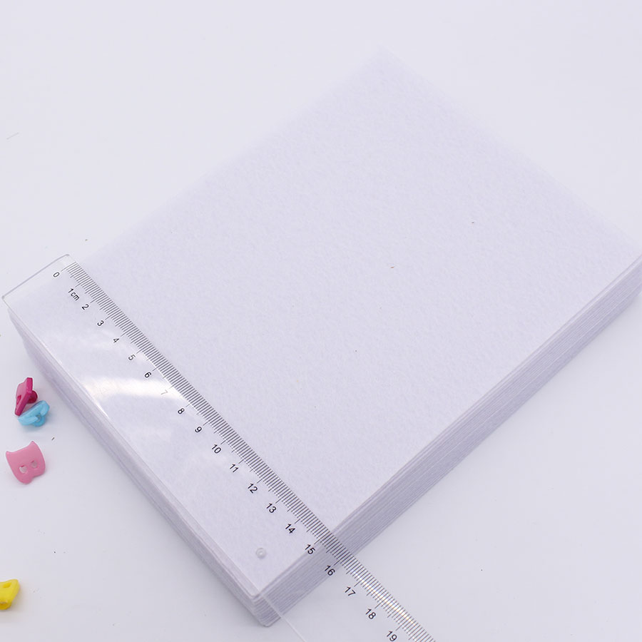 White 1mm felt Fabric colth fe - Textile Sewing Patterns ulasan dan harga