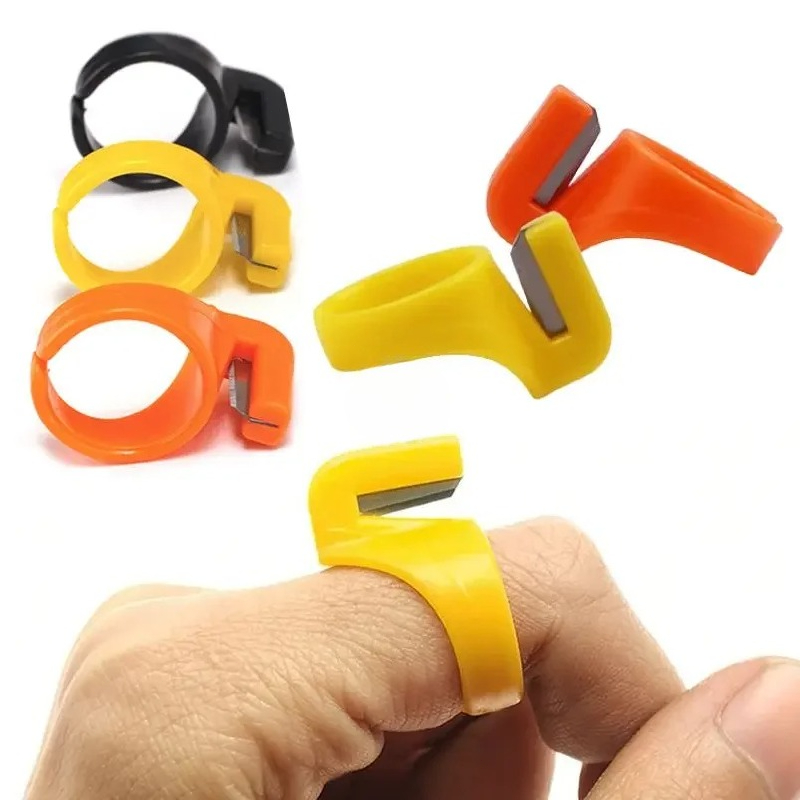 3PC MultiFunctional Finger Bla - Sewing Thimble Metal ulasan dan harga