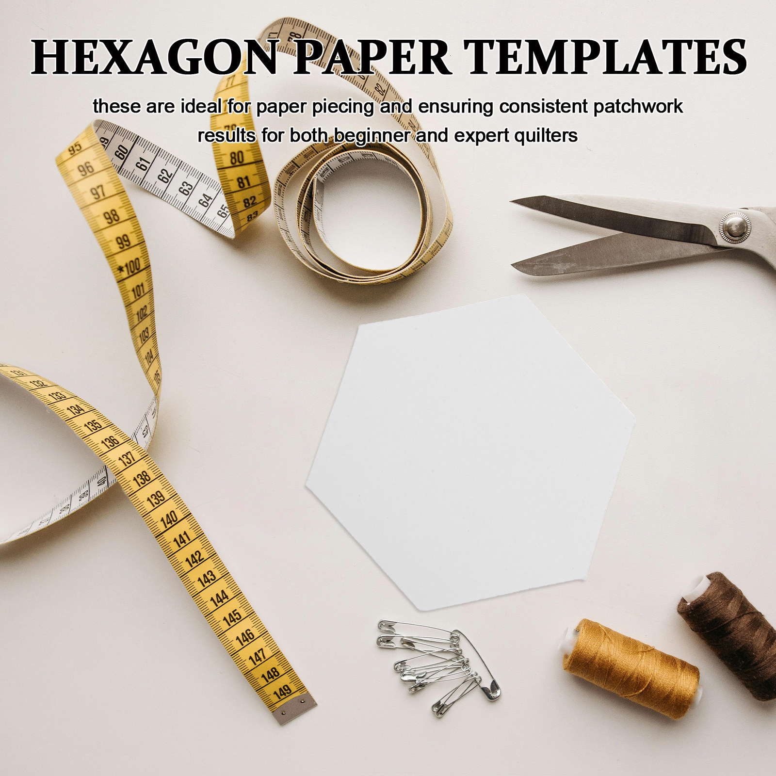 200Pcs Hexagon Paper Piecing T - Sewing Kit ulasan dan harga