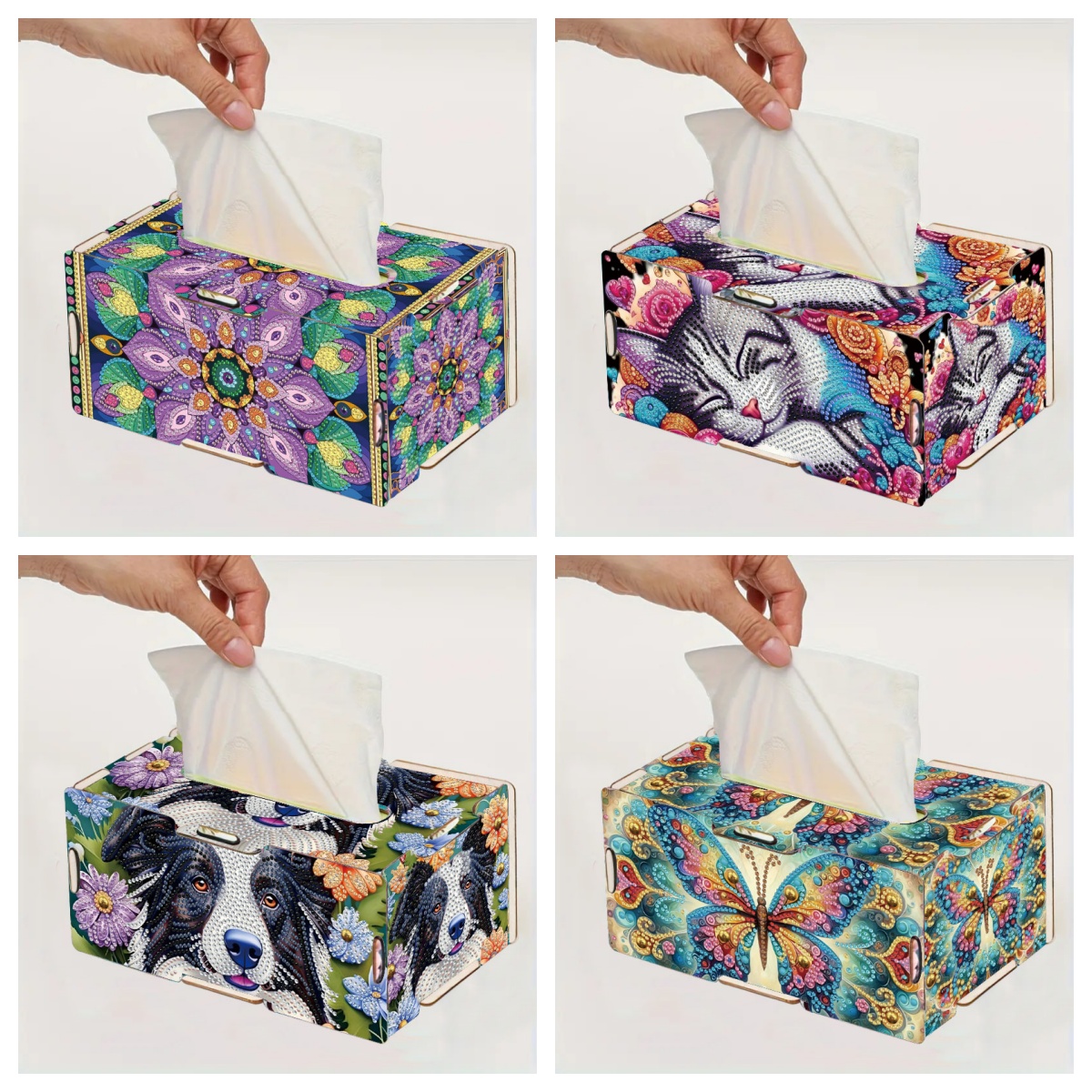 1 DIY animal pattern round dia - Pattern Tissue Paper ulasan dan harga
