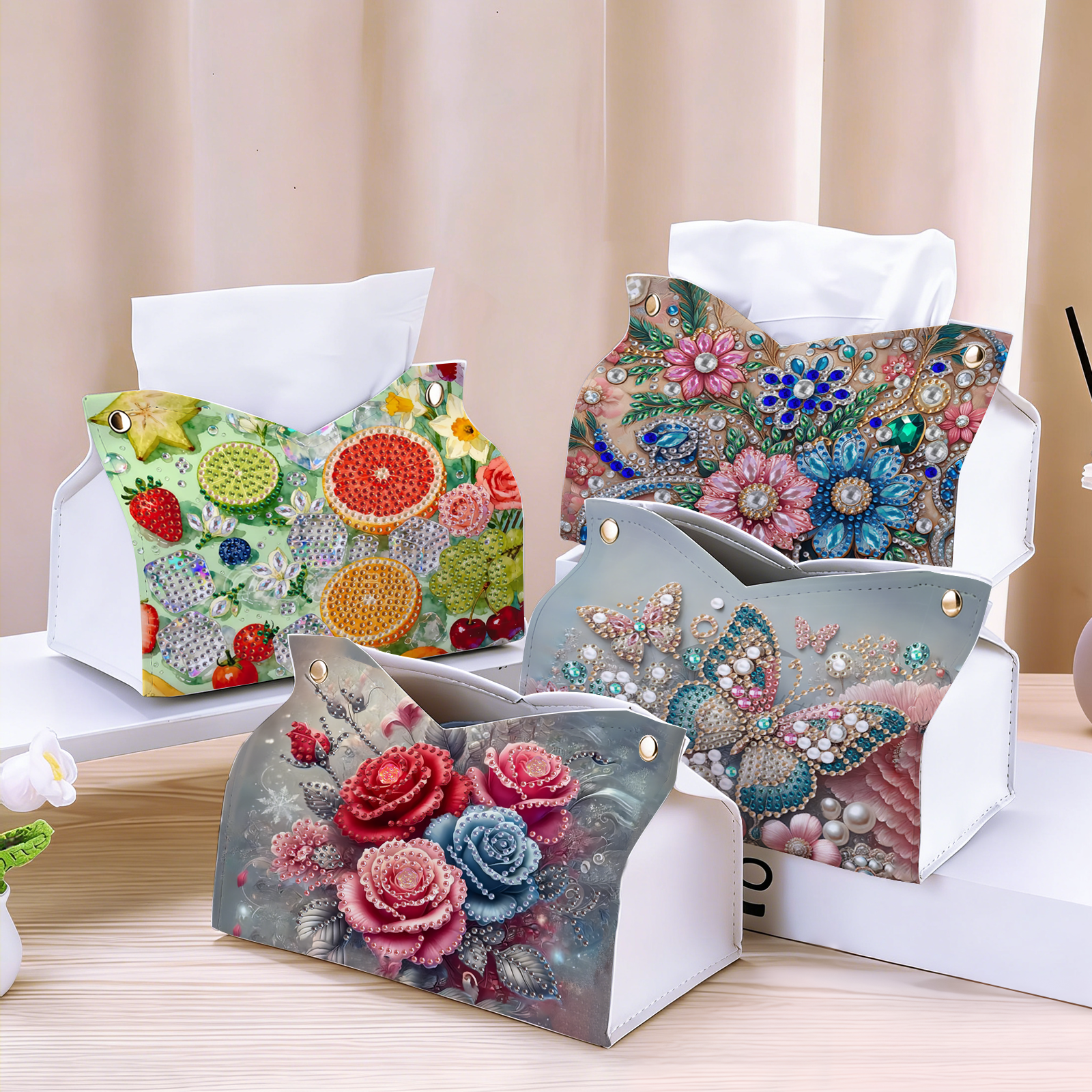 1-Piece set of Diamond Paintin - Pattern Tissue Paper ulasan dan harga