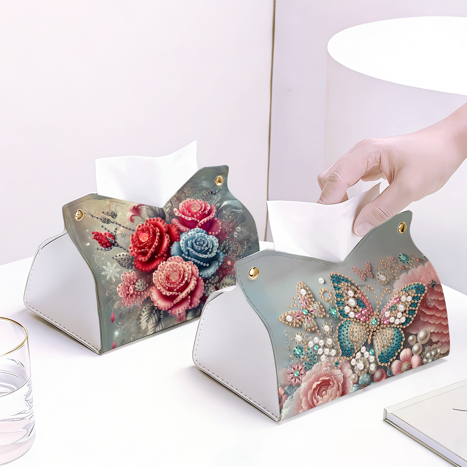 1-Piece set of Diamond Paintin - Pattern Tissue Paper ulasan dan harga