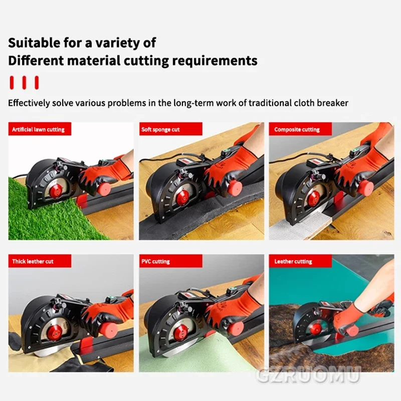 168MM 110V Electric Rotary Fab - Rotary Cutter Fabric ulasan dan harga