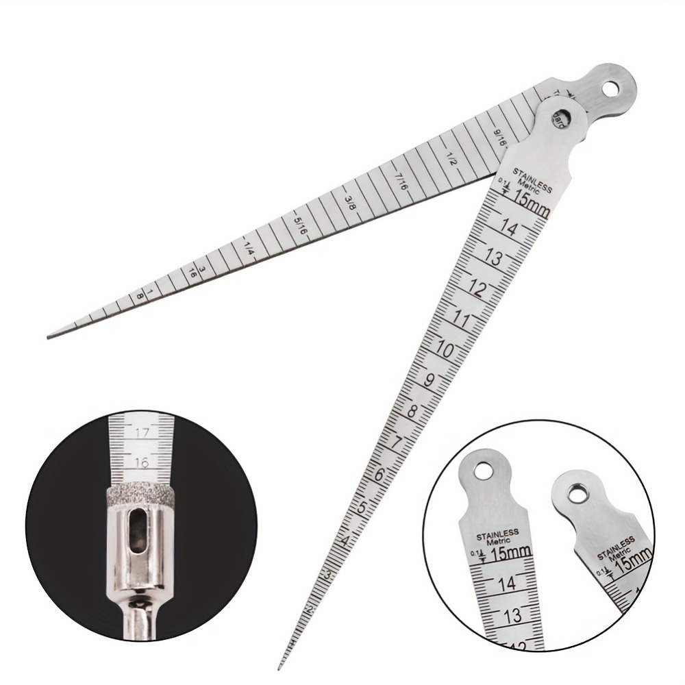 1-15mm Stainless Steel Taper G - Seam Gauge Metal ulasan dan harga
