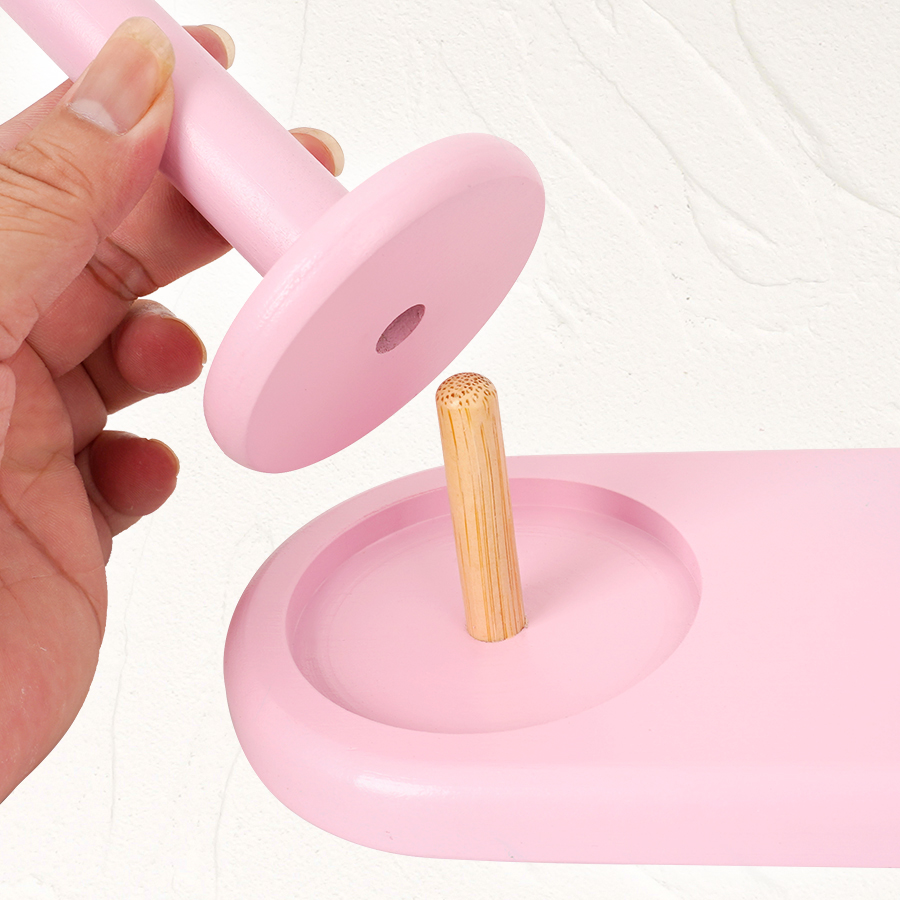 1pc Double-axis wooden yarn ho - Sewing Necessities ulasan dan harga