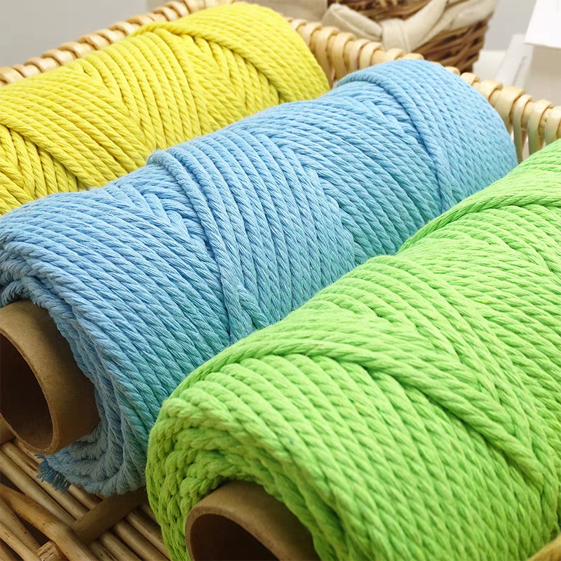 3mm 100M Macrame Cord Rope Cot - Sewing Thread In Textile ulasan dan harga