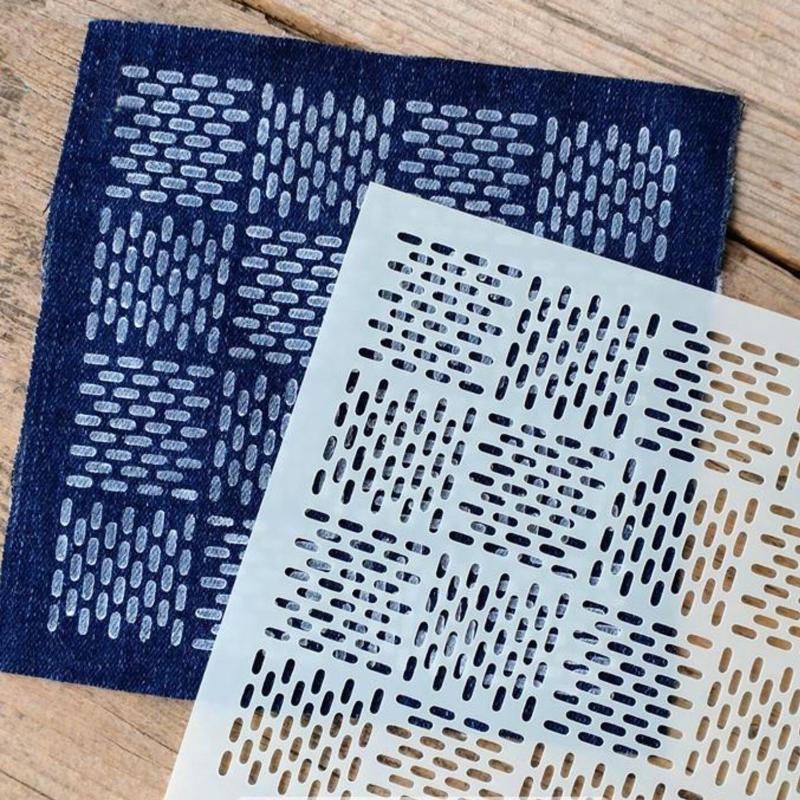 8/9/24/32Pcs Sashiko Embroider - Textile Sewing Patterns ulasan dan harga