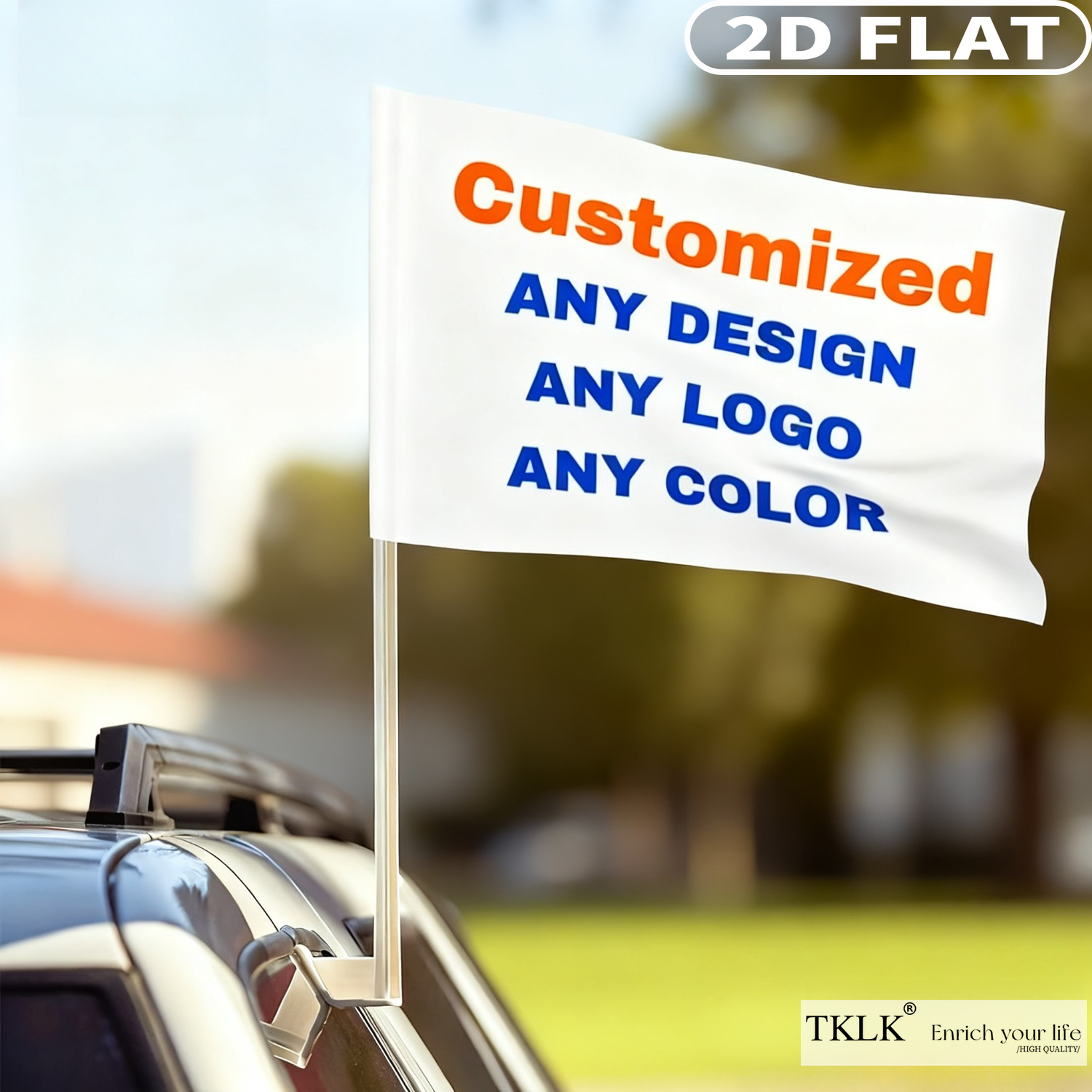 1pc / 5pcs Customize Car Flag  - Sewing Custom ulasan dan harga
