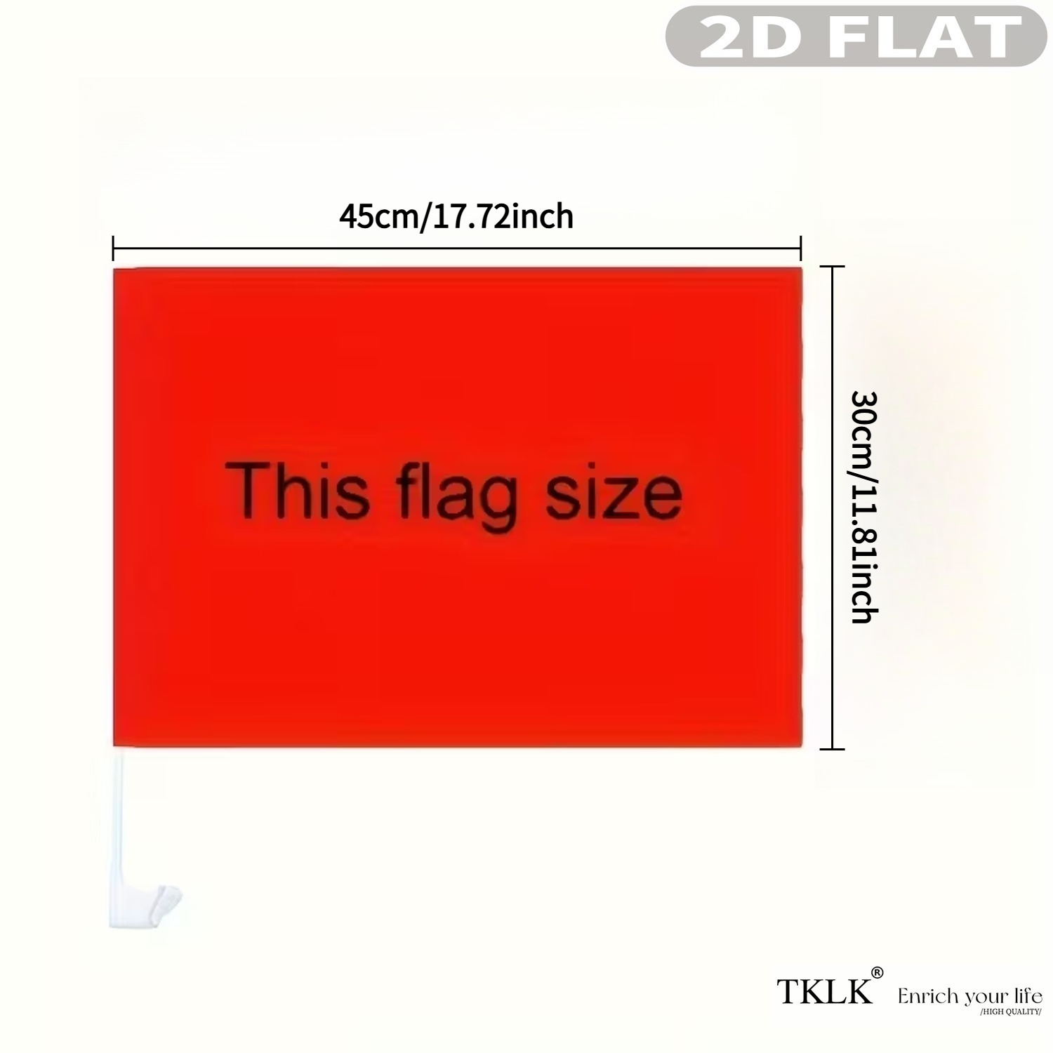 1pc / 5pcs Customize Car Flag  - Sewing Custom ulasan dan harga