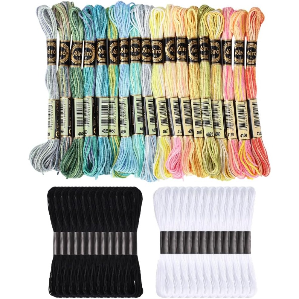 42 Skeins Polyester Embroidery - Embroidery Floss Thread ulasan dan harga