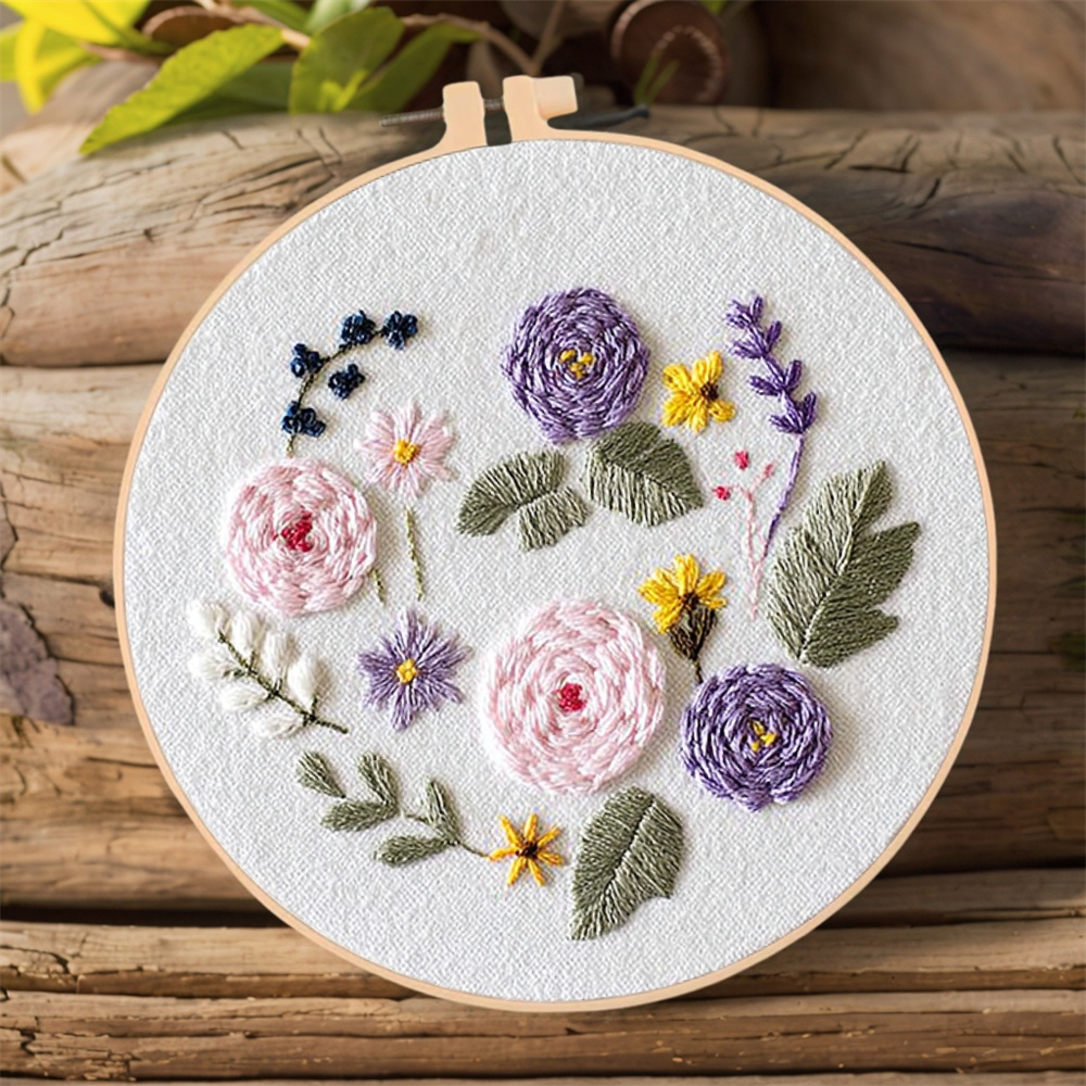 MomoArt DIY Embroidery Kit Flo - Textile Sewing Patterns ulasan dan harga