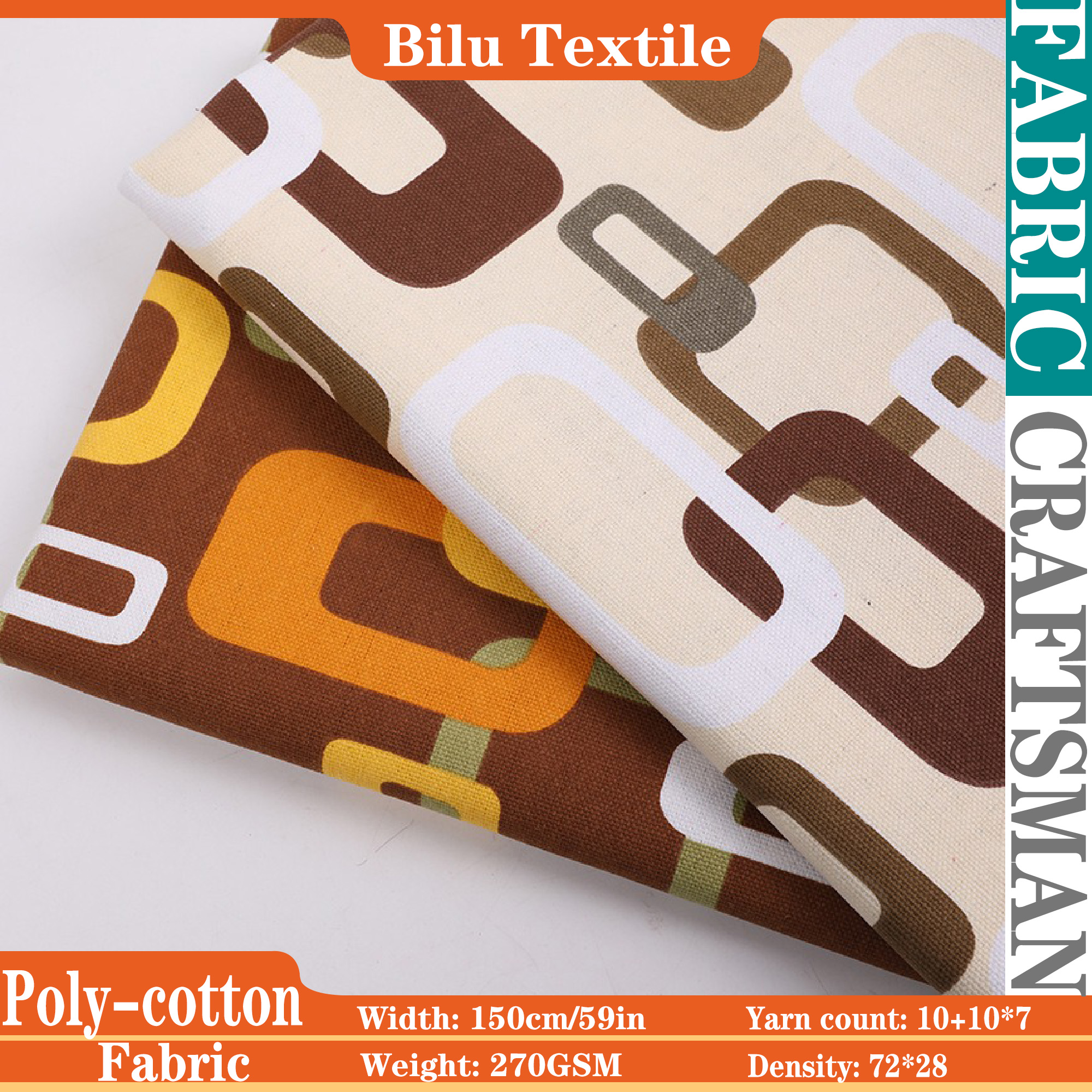 Poly-Cotton Canvas Fabric - De - Textile For Sewing ulasan dan harga