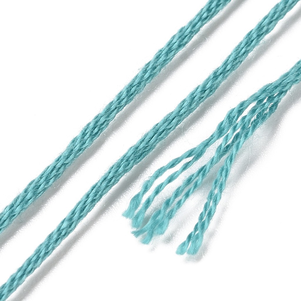 1Set 8 Skeins 0.5mm 6-Ply Poly - Embroidery Floss Thread ulasan dan harga