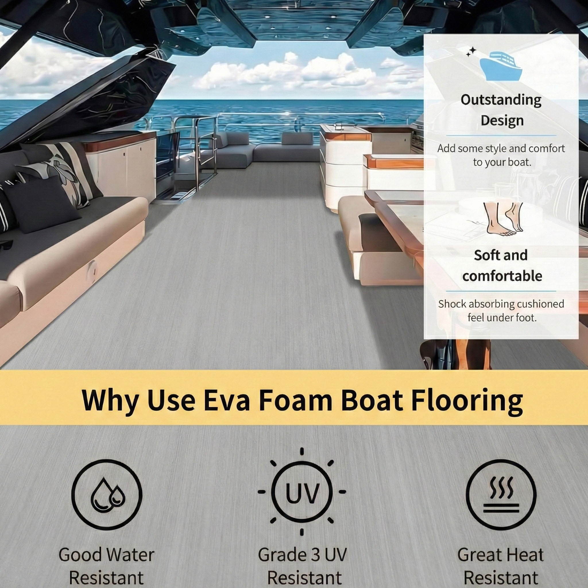 2400*1200*5mm Faux EVA Boat De - Cutting Mat Self Heal ulasan dan harga