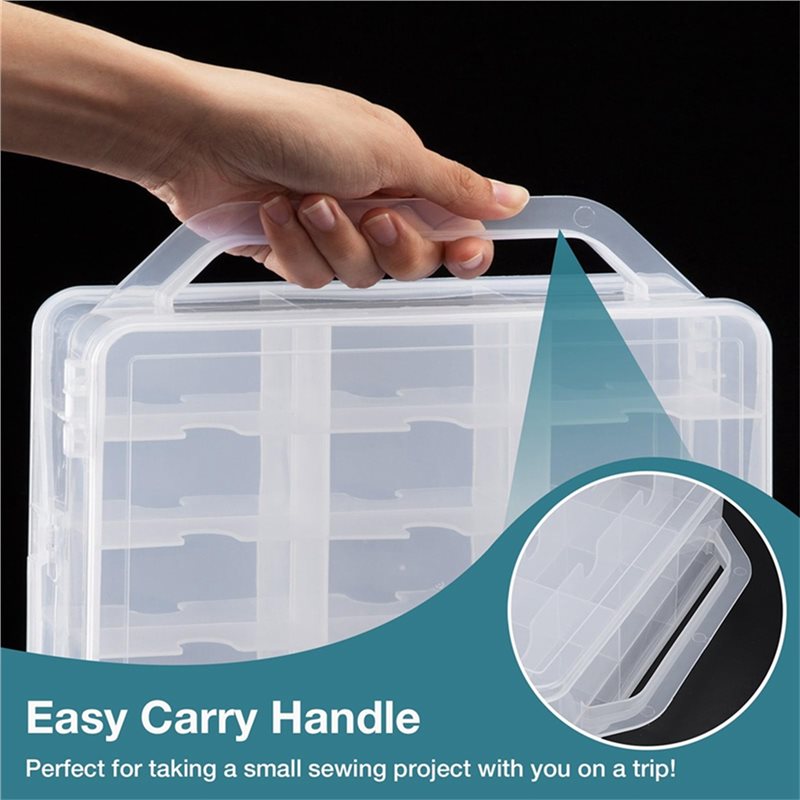 Sewing Organizer 46 Double-Sid - Embroidery Floss Thread ulasan dan harga